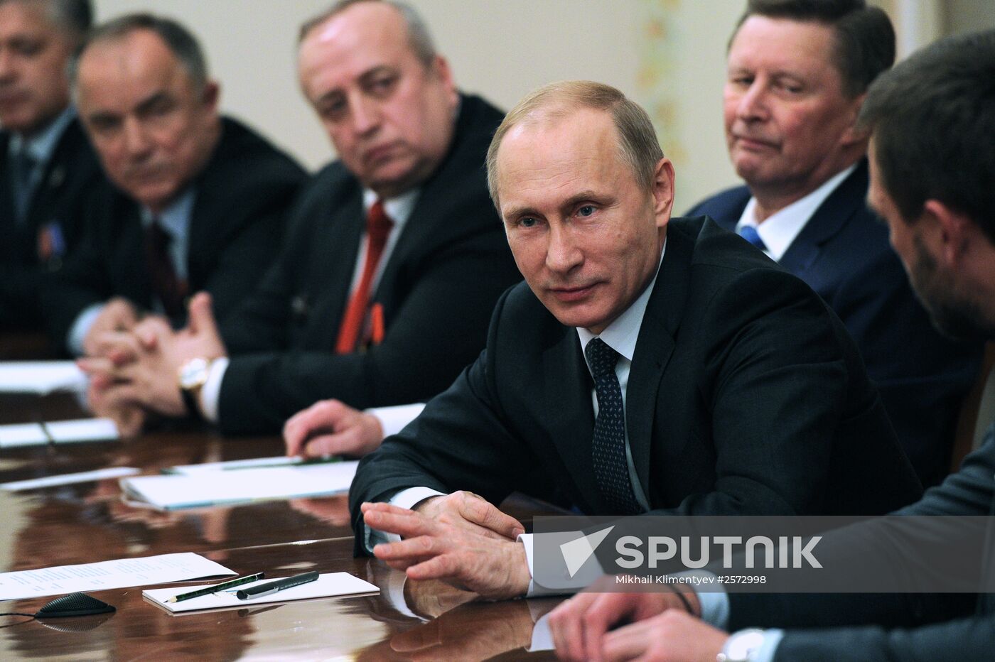 President Vladimir Putin's meeting with representatives of veterans' organizations
