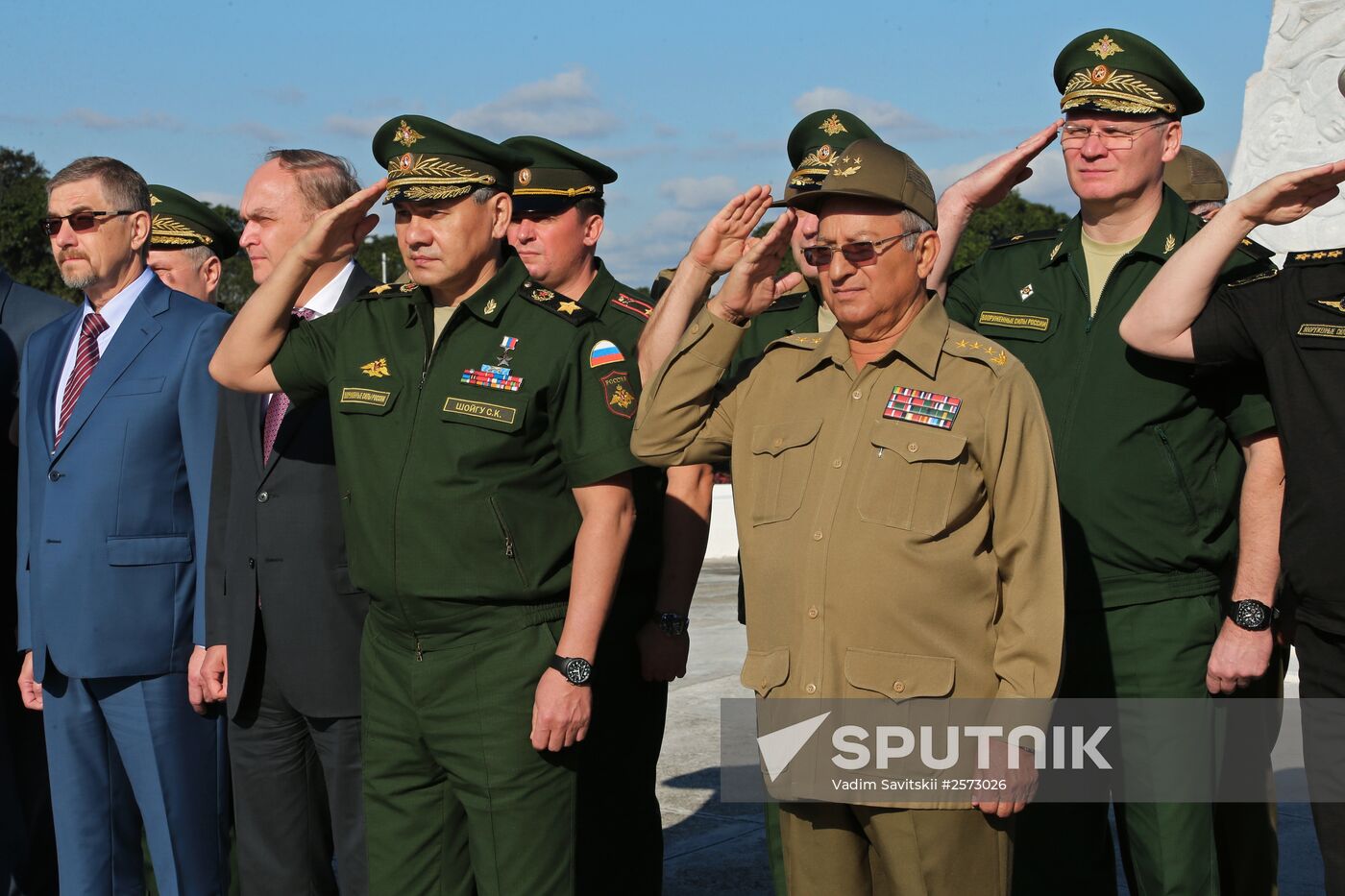 Russian Defense Minister Sergei Shoigu's official visit to Cuba