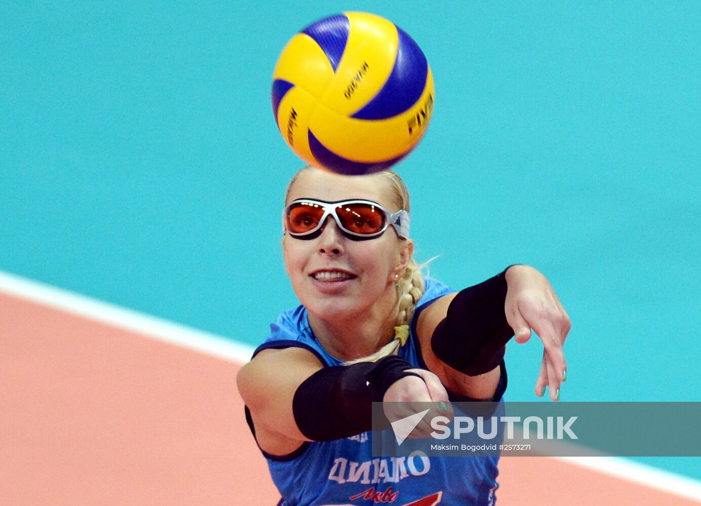 Russian Women's Volleyball Super League. Dynamo Kazan vs. Dynamo Moscow