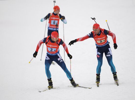 2014–15 Biathlon World Cup – World Cup 8. Men's relay
