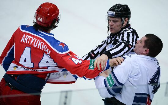 Kontinental Hockey League. CSKA vs. Dynamo Moscow