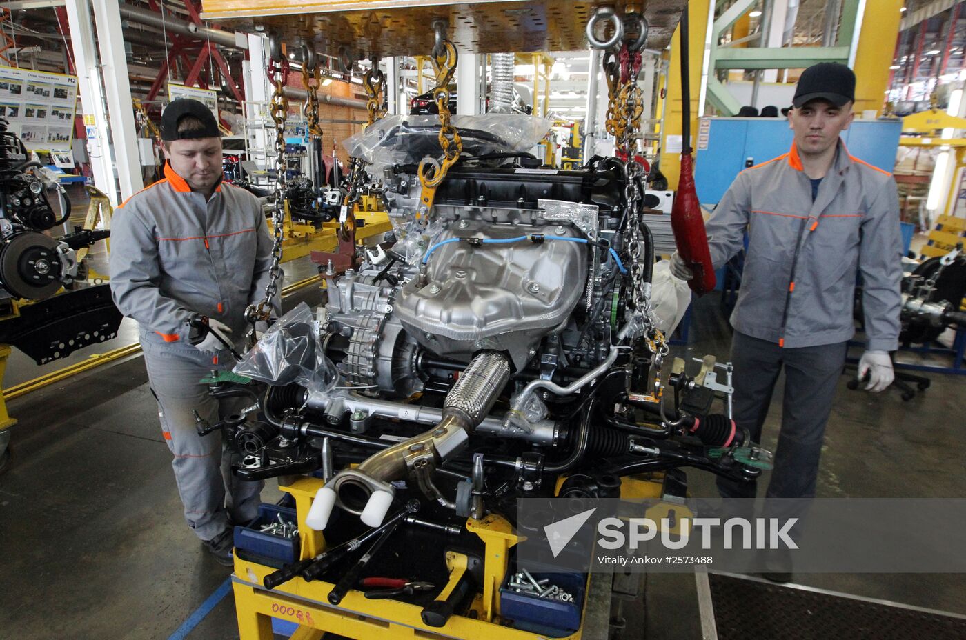 Mazda Sollers Manufacturing Rus auto plant in Vladivostok