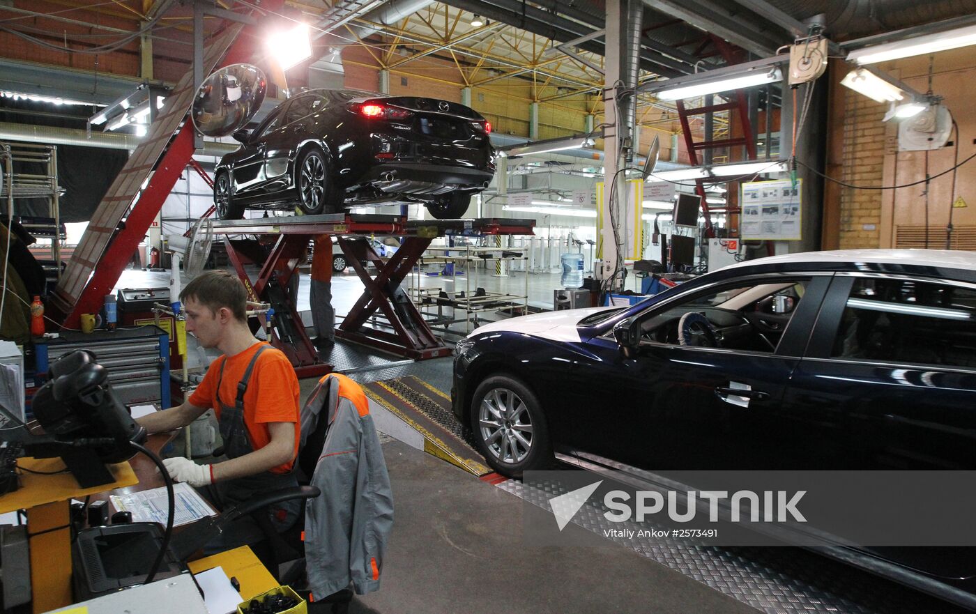 Mazda Sollers Manufacturing Rus auto plant in Vladivostok