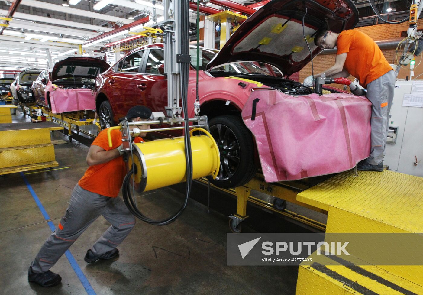 Mazda Sollers Manufacturing Rus auto plant in Vladivostok