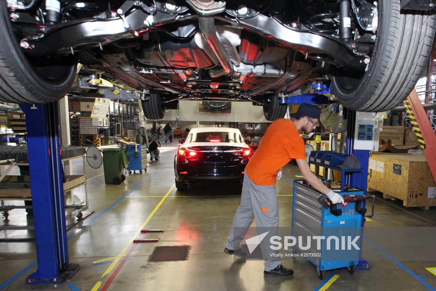 Mazda Sollers Manufacturing Rus auto plant in Vladivostok