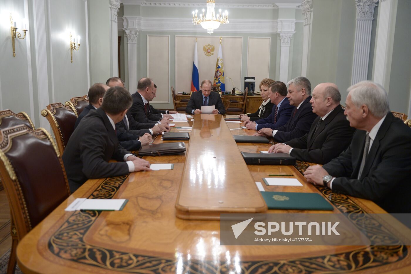 President Putin chairs meeting with permanent members of Russian Security Council