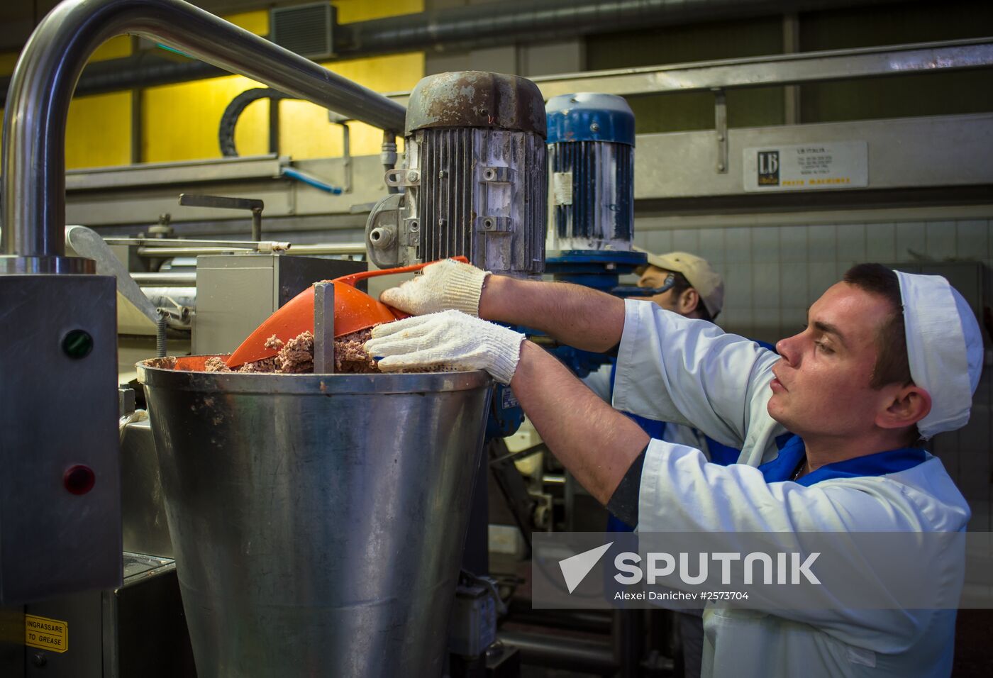 The production facility of the Ravioli company in St. Petersburg