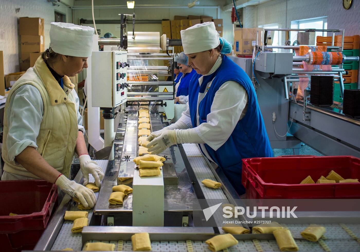 The production facility of the Ravioli company in St. Petersburg