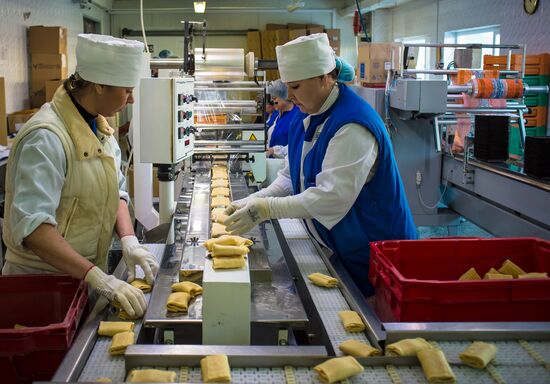 The production facility of the Ravioli company in St. Petersburg
