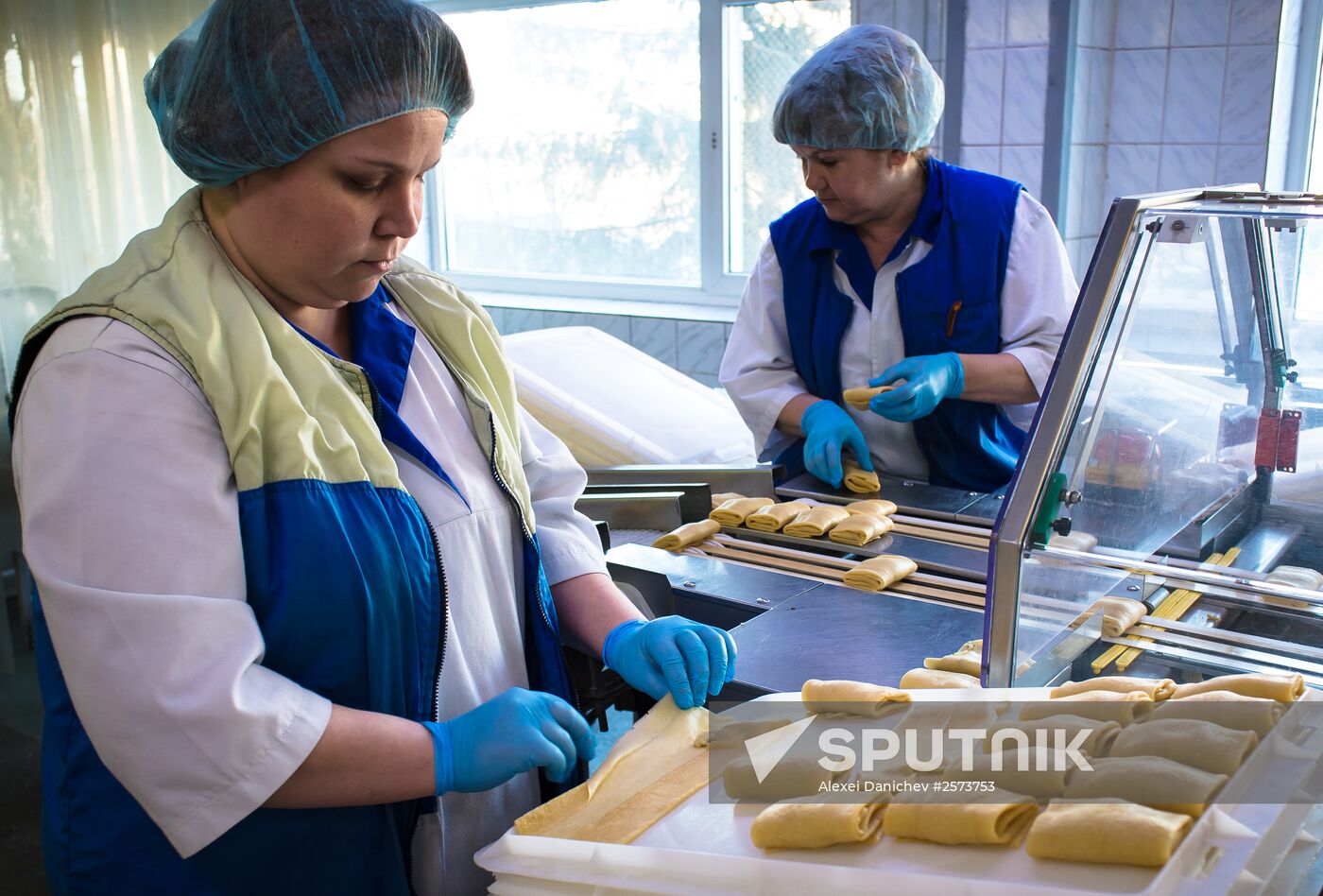 The production facility of the Ravioli company in St. Petersburg