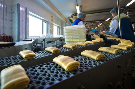 The production facility of the Ravioli company in St. Petersburg