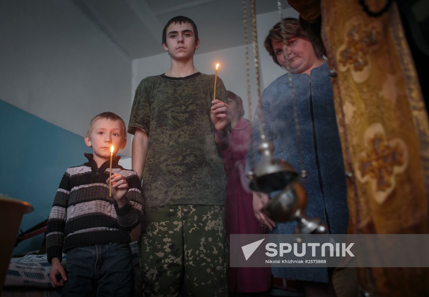 DPR militiamen in Gorlovka hospital