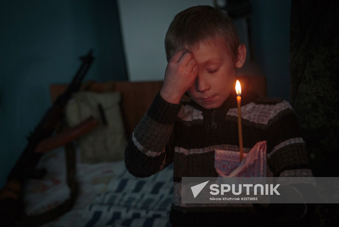 DPR militiamen in Gorlovka hospital
