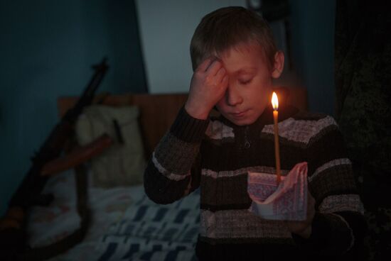 DPR militiamen in Gorlovka hospital