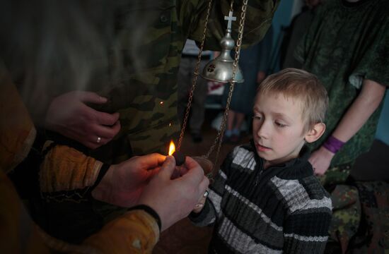DPR militiamen in Gorlovka hospital