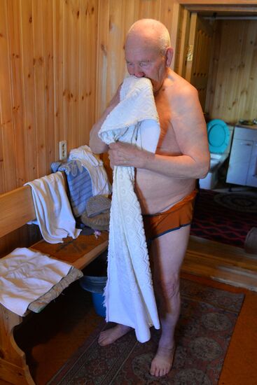 Great Patriotic War veteran Kurban Sharafutdinov