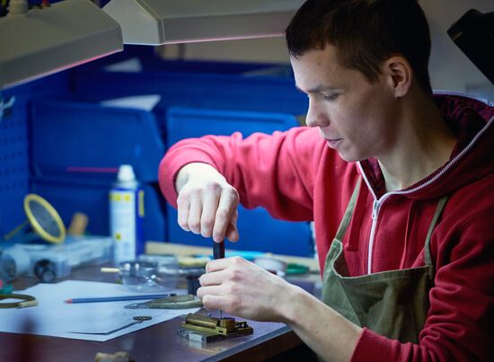 Restorations lab and collection storage of the Hermitage