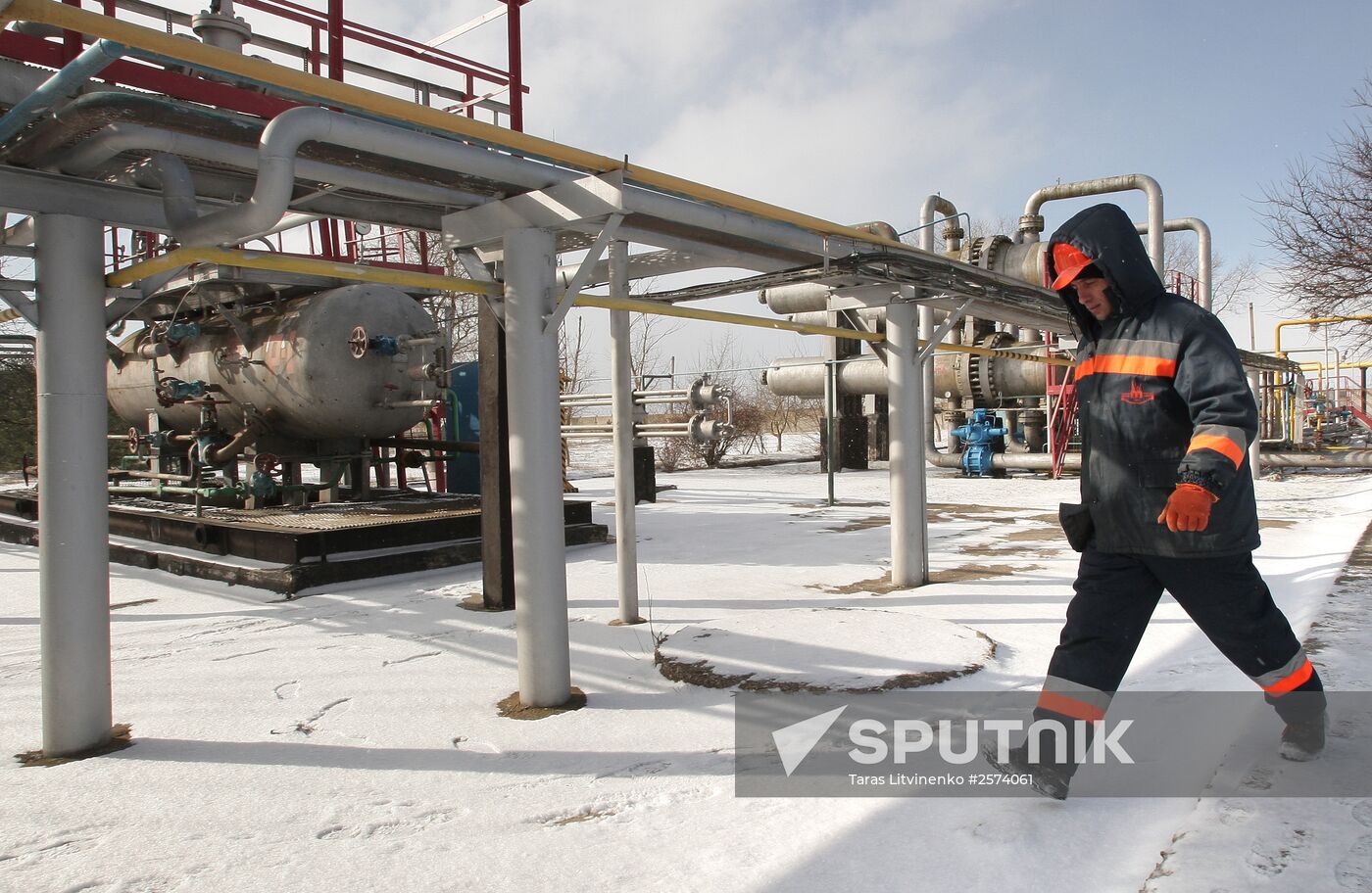 Gas storage facility of Chornomornaftogaz in Crimea