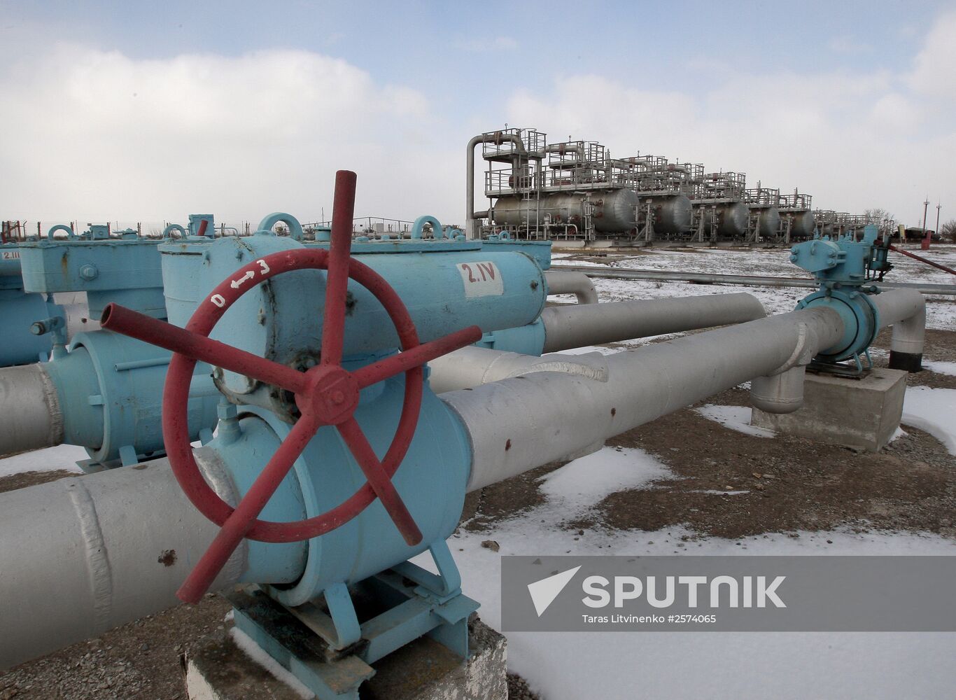 Gas storage facility of Chornomornaftogaz in Crimea