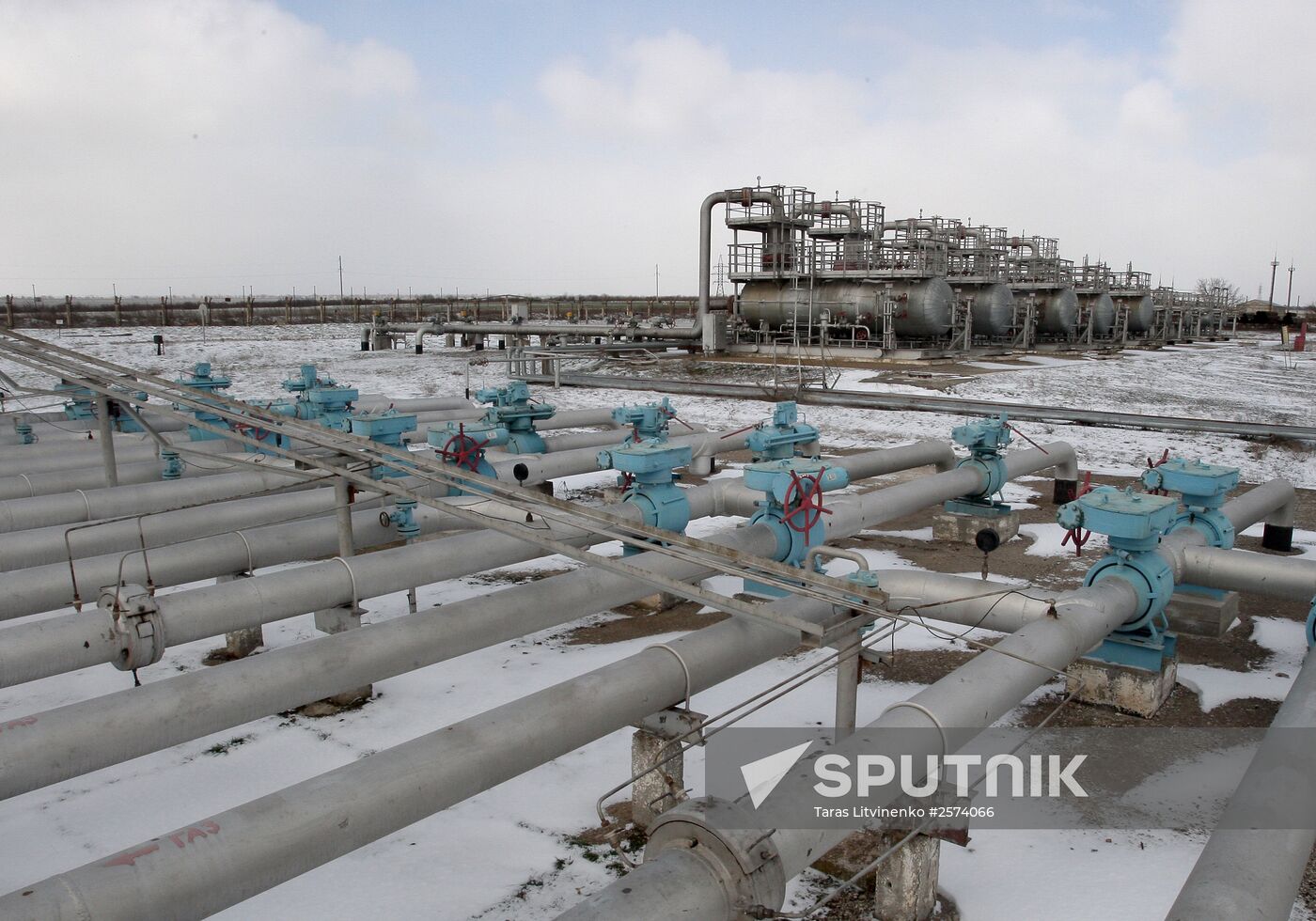 Gas storage facility of Chornomornaftogaz in Crimea