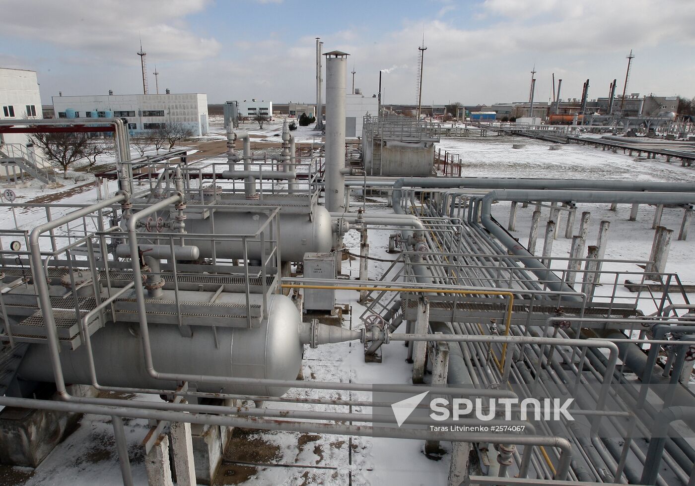 Gas storage facility of Chornomornaftogaz in Crimea