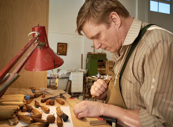 Restorations lab and collection storage of the Hermitage