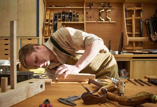 Restorations lab and collection storage of the Hermitage