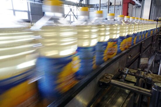 Producing Zolotaya Semechka (Golden Seed) sunflower oil in Rostov-on-Don