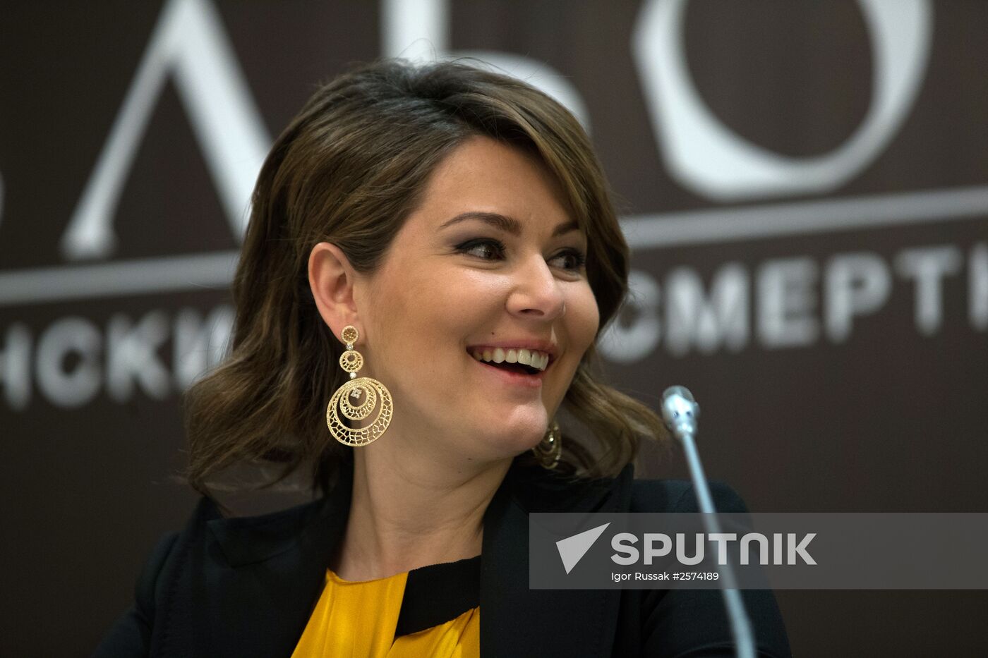Press conference of producers and actors on movie "Battalion" in St Petersburg