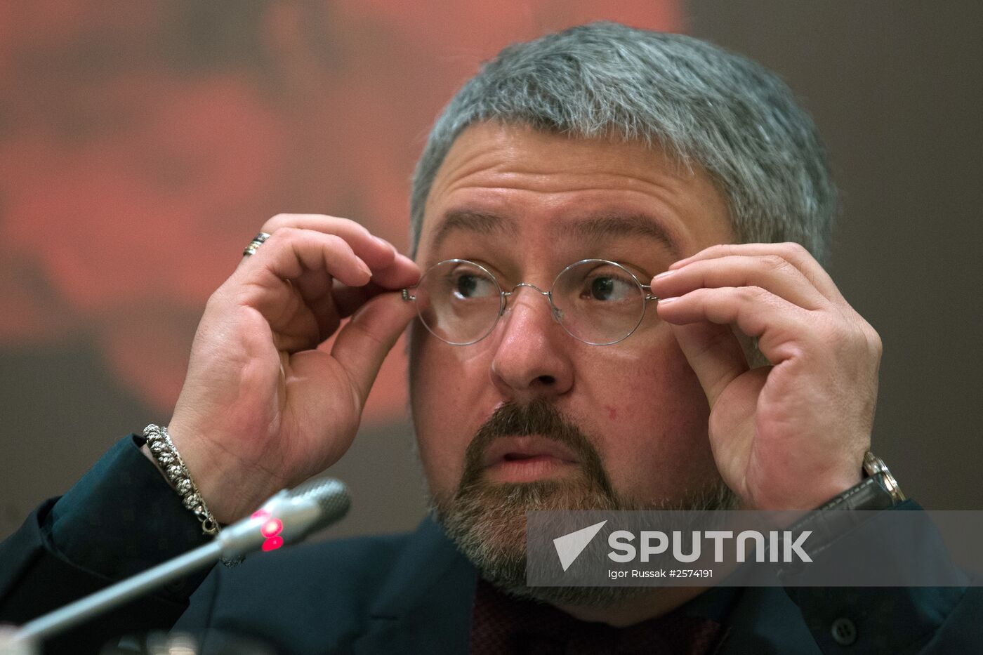 Press conference of producers and actors on movie "Battalion" in St Petersburg