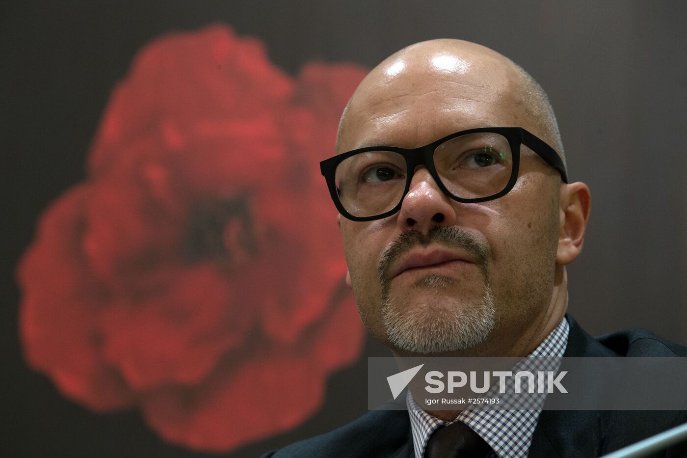 Press conference of producers and actors on movie "Battalion" in St Petersburg
