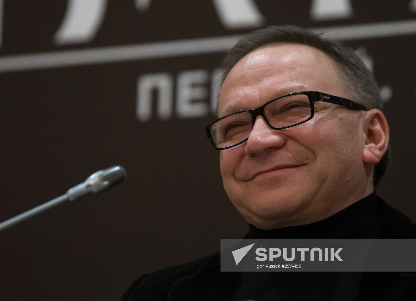 Press conference of producers and actors on movie "Battalion" in St Petersburg