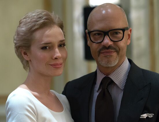 Press conference of producers and actors on movie "Battalion" in St Petersburg