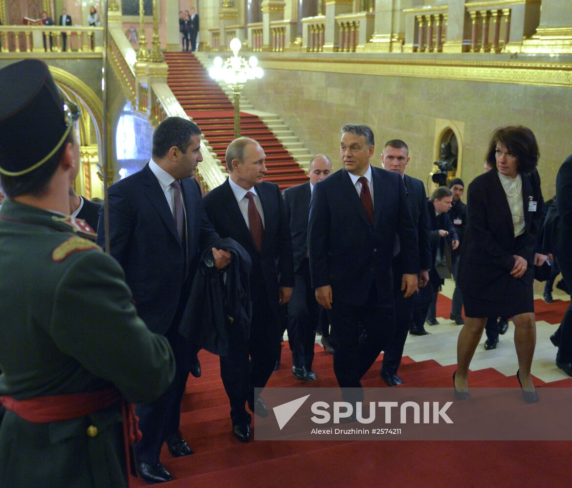 Vladimir Putin's visit to Hungary