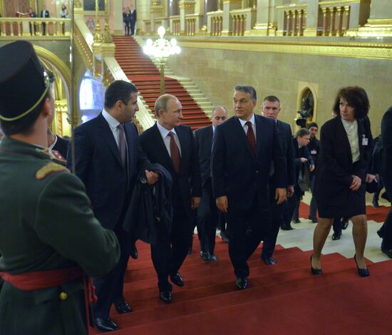 Vladimir Putin's visit to Hungary