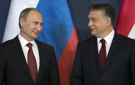 Vladimir Putin's visit to Hungary
