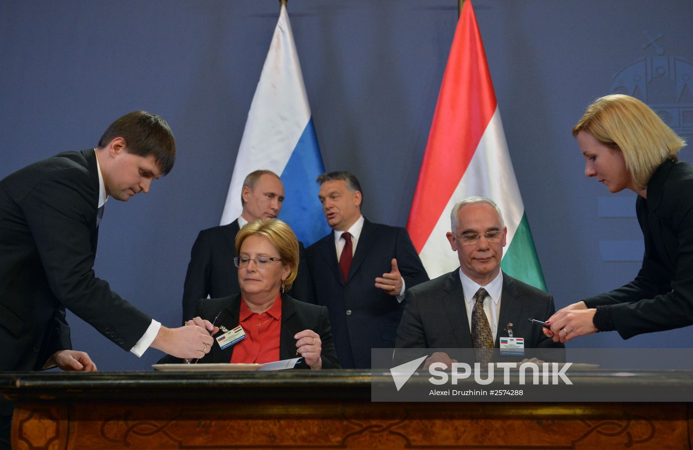 Vladimir Putin's visit to Hungary