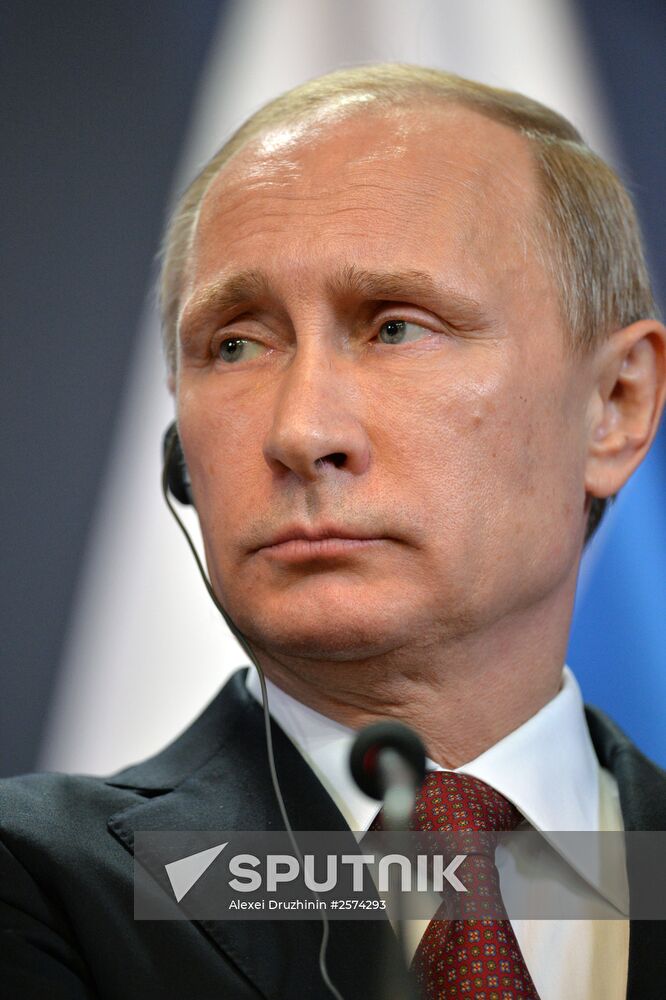 Vladimir Putin's visit to Hungary