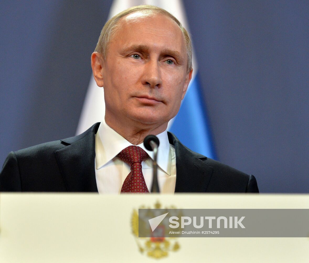 Vladimir Putin's visit to Hungary