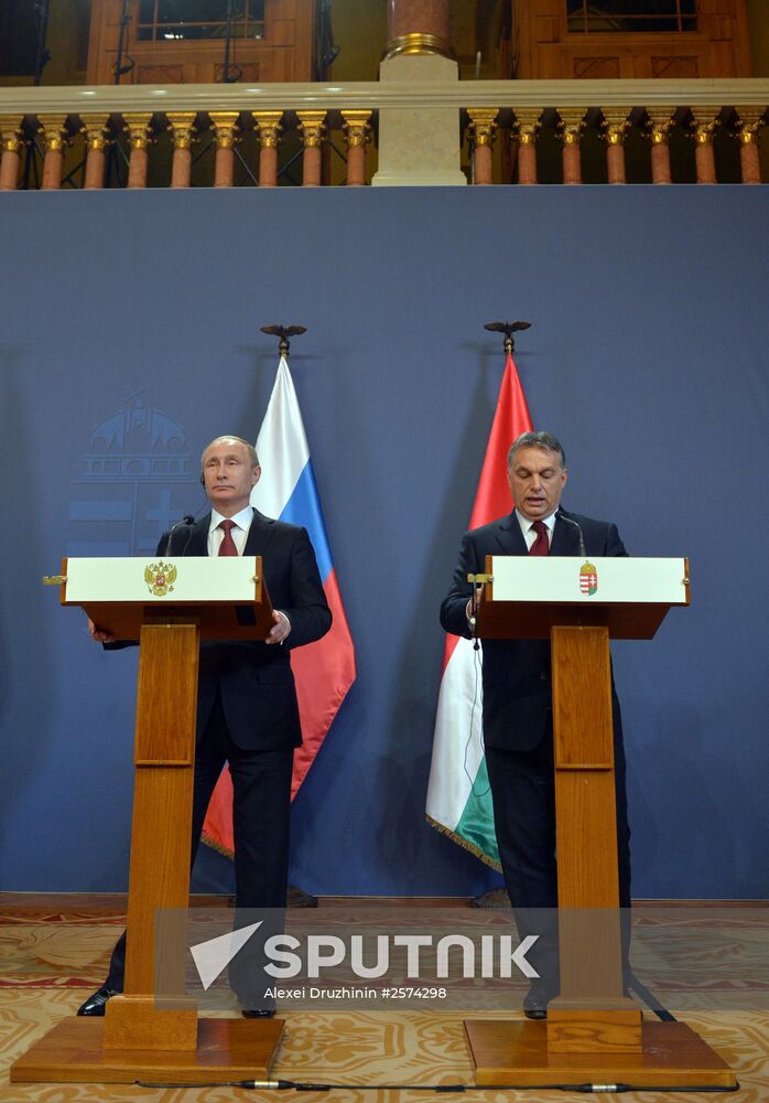 Vladimir Putin's visit to Hungary