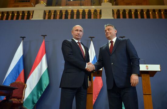 Vladimir Putin's visit to Hungary