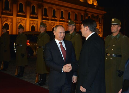 Vladimir Putin's visit to Hungary