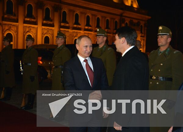 Vladimir Putin's visit to Hungary