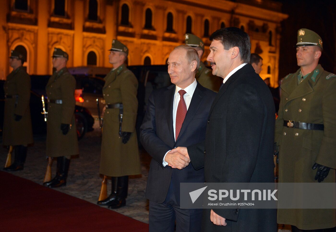 Vladimir Putin's visit to Hungary