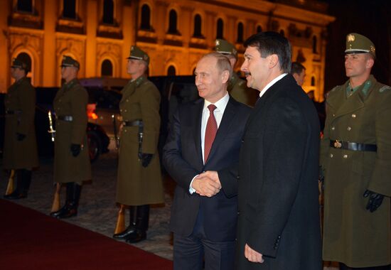 Vladimir Putin's visit to Hungary