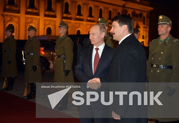 Vladimir Putin's visit to Hungary