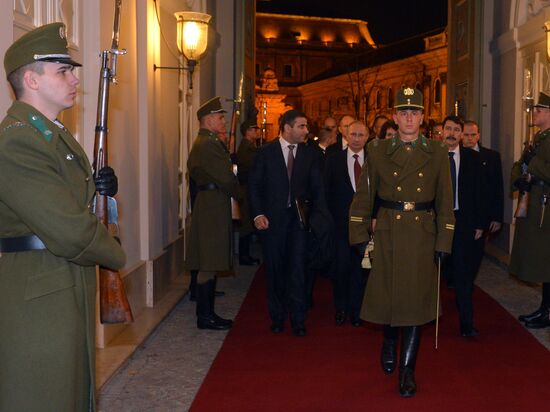 Vladimir Putin's visit to Hungary