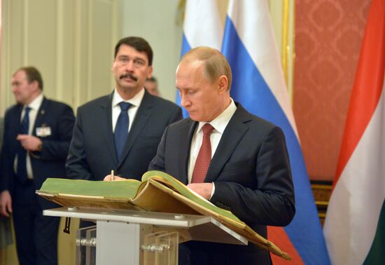 Vladimir Putin's visit to Hungary
