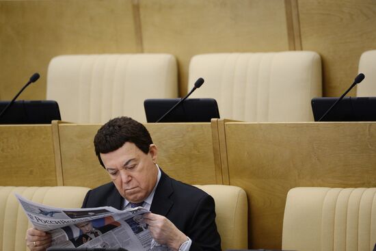 State Duma plenary meeting