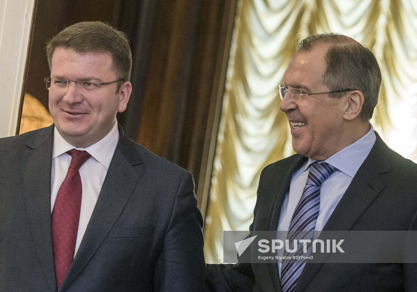 Foreign Minister Sergey Lavrov meets with Foreign Minister of South Ossetia David Sanakoyev